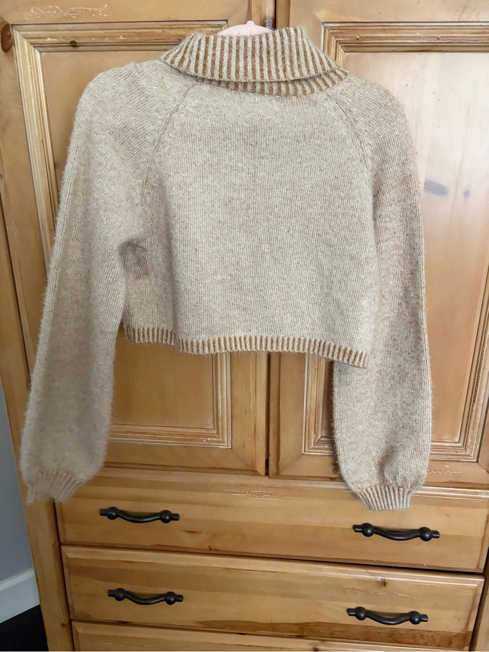 Altar’d State M 2 Piece Fall Outfit Cropped Sweater Plaid Skort - Picture 4 of 11
